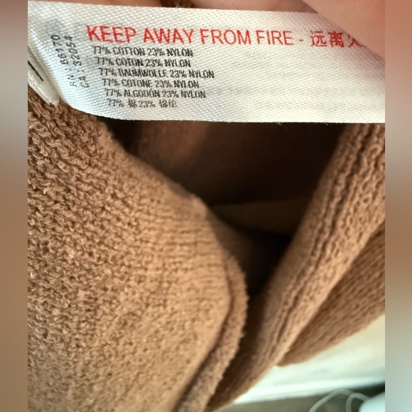 FP Beach Free People Cozy Brown Long Cardigan - Picture 6 of 7